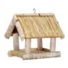 Vogelhaus Birke Mit Strohdach, 26 X 26 X 25 Cm 2 Vogelhaus Birke Mit Strohdach, 26 X 26 X 25 Cm -Biohort Garten Geschaft 0910100925 Vogelhaus Birke mit Strohdach 26x26x25cm 55257