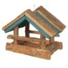 Vogelfutterhaus Kiefer Mit Rindendach, Braun Oder Grün, 19 X 24 X 22 Cm -Biohort Garten Geschaft 0910101284 Vogelhaus Kiefer mit Rindendach braun gruen 19x24xH 22cm 55270
