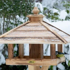 Kiefer-Vogelhaus 'Heat', Geflammt, 49 X 49 X 39 Cm -Biohort Garten Geschaft 0910101501 Vogelfutterhaus Heat 2 118880