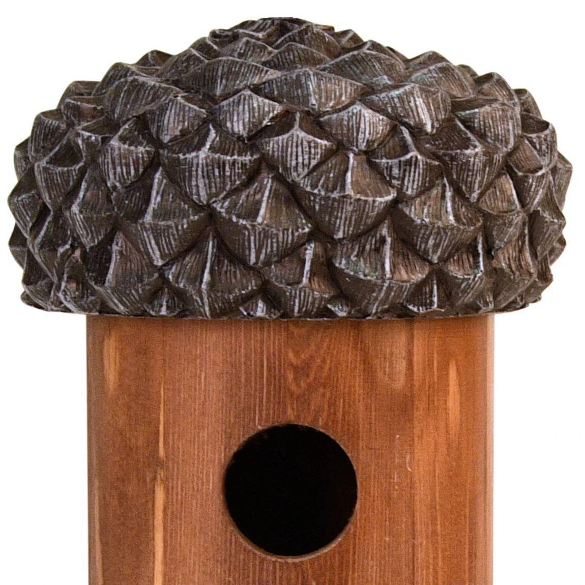 Nistkasten In Eichelform, Braun, Ca. 25 X 14 X 14 Cm 4 Nistkasten In Eichelform, Braun, Ca. 25 X 14 X 14 Cm – Bild 2