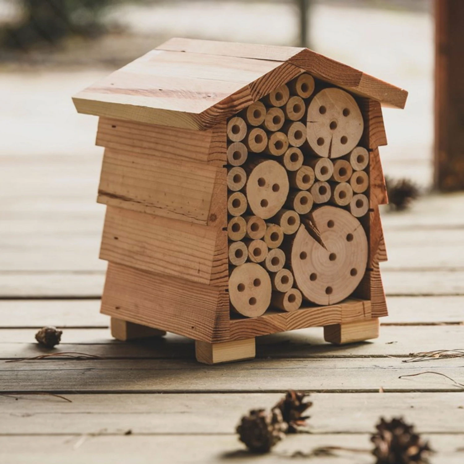 Insektenhotel 'Bienenstock', Natur, Ø 19 X 25 Cm 3 Insektenhotel 'Bienenstock', Natur, Ø 19 X 25 Cm