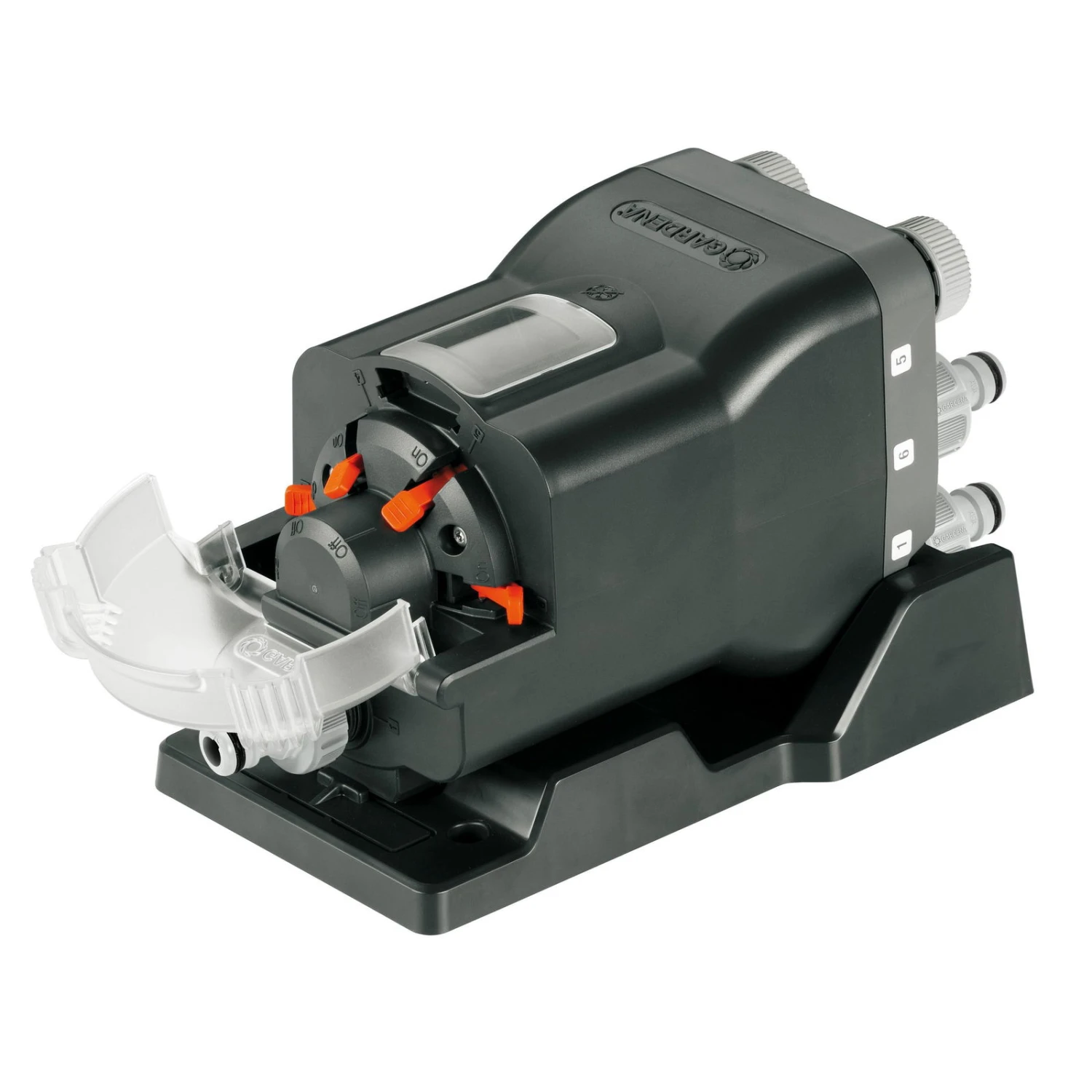 Wasserverteiler, Gardena, Bis 6 Anschlussgeräte, Für Bewässerungscomputer 3 Wasserverteiler, Gardena, Bis 6 Anschlussgeräte, Für Bewässerungscomputer