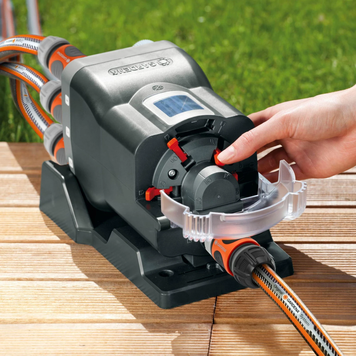 Wasserverteiler, Gardena, Bis 6 Anschlussgeräte, Für Bewässerungscomputer 10 Wasserverteiler, Gardena, Bis 6 Anschlussgeräte, Für Bewässerungscomputer – Bild 8