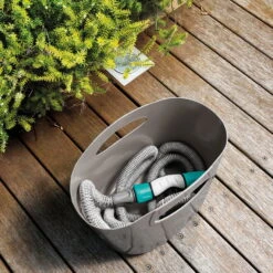 Aquapop Mit Selbstaufdehnbarem Schlauch, 5-15m, Braun, Kunststoff / Polyester -Biohort Garten Geschaft 0930200478 Aquapop mit 5 15m selbstdehnbarem Schlauch braun 5 58935