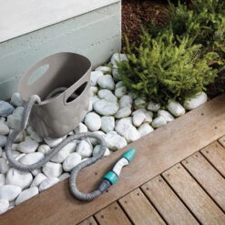 Aquapop Mit Selbstaufdehnbarem Schlauch, 5-15m, Braun, Kunststoff / Polyester -Biohort Garten Geschaft 0930200478 Aquapop mit 5 15m selbstdehnbarem Schlauch braun 7 58933