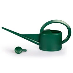 Stöckli Gewächshausgießkanne, Langer Ausgießer, 5 L, Grün, Mit Brausekopf