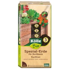Neue Produkte -Biohort Garten Geschaft 0960300202 0960300205 0960300206 Koelle Bio Hochbeet Spezialerde torffrei 40l PAL60 88384 1