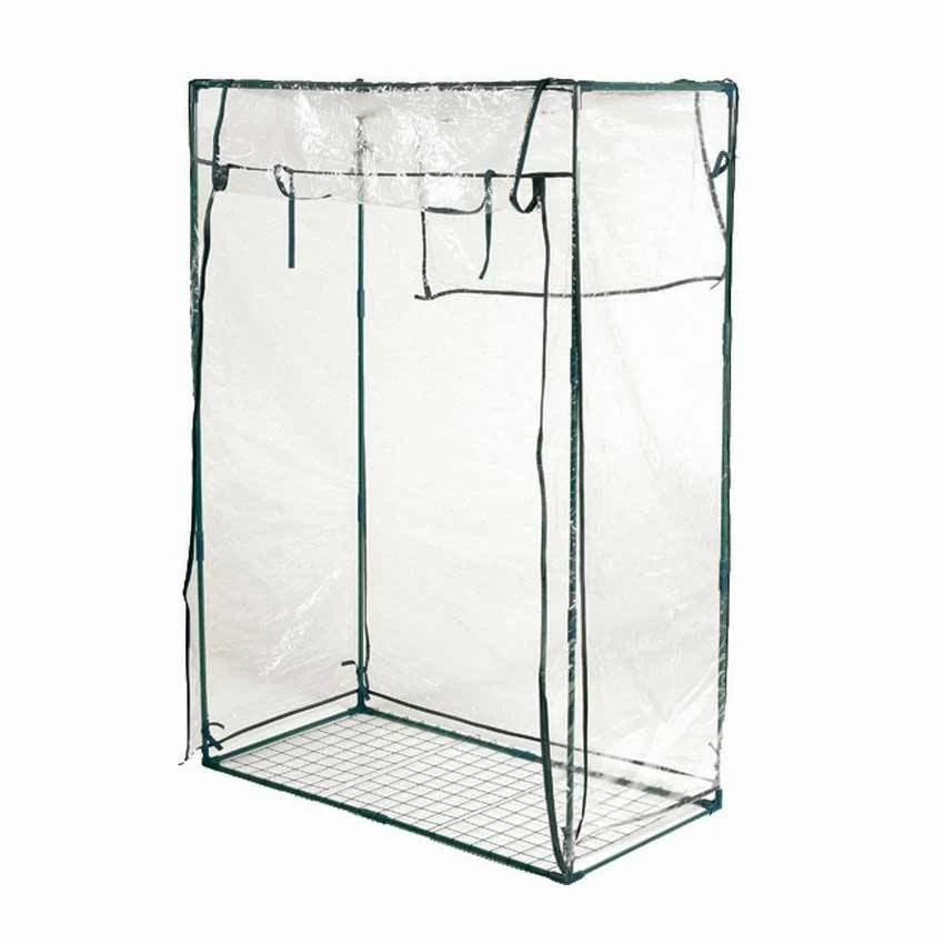 Tomaten-Gewächshaus, 100 X 50 X 150 Cm, Grün, PVC-Folie, Gitterboden 3 Tomaten-Gewächshaus, 100 X 50 X 150 Cm, Grün, PVC-Folie, Gitterboden