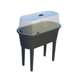 Hochbeet Mit Deckel, Anthrazit, L80 X B40 X H83 Cm -Biohort Garten Geschaft 0980250146 Hochbeet mit Beinen und Deckel anthrazit 2 88863