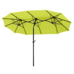 Sonnenschirm Salerno, Mit Schutzhülle, Ca. 300 X 150 Cm -Biohort Garten Geschaft 3910503034 Sonnenschirm Salerno ca300x150cm apfelgruen2 71428