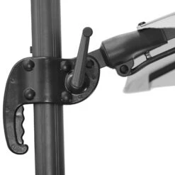 Ampelschirm Rhodos Eco TWIST, Rechteckig, Ca. 270 X 270 Cm -Biohort Garten Geschaft 3910503036 Sonnenschirm Rhodos eco TWIST silbergrau 10 85922