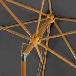 Mittelstockschirm 'Malaga', Ca. 300 X 200 Cm -Biohort Garten Geschaft 3910503159 Sonnenschirm Malaga anthrazit 3 90514