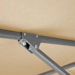 Mittelstockschirm 'Tunis', Ca. 270 X 150 Cm, Natur -Biohort Garten Geschaft 3910503161 Sonnenschirm Tunis natur 4 90537