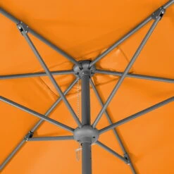 Mittelstockschirm 'Tunis', Ca. 270 X 150 Cm -Biohort Garten Geschaft 3910503163 Sonnenschirm Tunis mandarine 3 90554