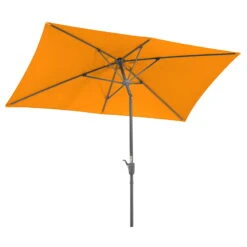 Mittelstockschirm 'Tunis', Ca. 270 X 150 Cm -Biohort Garten Geschaft 3910503163 Sonnenschirm Tunis mandarine 8 90549