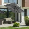 Pendelschirm 'Rhodos Junior', Ca 230 X 230 Cm -Biohort Garten Geschaft 3910503186 Sonnenschirm Rhodos Junior anthrazit 3 90607