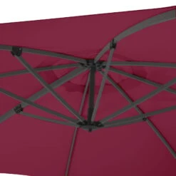 Schneider Sonnenschirm 'Rhodos Rondo', Ø 350 Cm 16 Schneider Sonnenschirm 'Rhodos Rondo', Ø 350 Cm -Biohort Garten Geschaft 3910503204 Sonnenschirm Rhodos Rondo bordeaux 3 91576