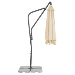 Pendelschirm 'Genua', Ø Ca. 300 Cm, Natur -Biohort Garten Geschaft 3910503207 Ampelschirm Genua natur 2 90683