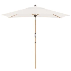 Doppler Kurbelschirm 'Alu-Wood Ultra', Ca. 210 X 140 Cm, Natur