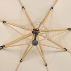 Sonnenschirm 'Rhodos Twist Woody', Natur, Ca. 300 X 300 Cm 18 Sonnenschirm 'Rhodos Twist Woody', Natur, Ca. 300 X 300 Cm -Biohort Garten Geschaft 3910503265 Pendelschirm Rhodos Twist Woody natur 18 102967