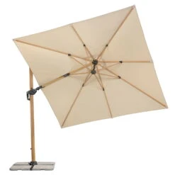 Sonnenschirm 'Rhodos Twist Woody', Natur, Ca. 300 X 300 Cm 16 Sonnenschirm 'Rhodos Twist Woody', Natur, Ca. 300 X 300 Cm -Biohort Garten Geschaft 3910503265 Pendelschirm Rhodos Twist Woody natur 9 102962