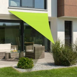 Sonnensegel 'Lanzarote', Grün, Ca. 400 X 400 X 300 Cm