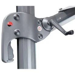 Doppler Pendelschirm 'Ravenna 400', Um 360° Drehbar, Ø 400 Cm, Natur 14 Doppler Pendelschirm 'Ravenna 400', Um 360° Drehbar, Ø 400 Cm, Natur -Biohort Garten Geschaft Ravenna 400 Kurbel 67458